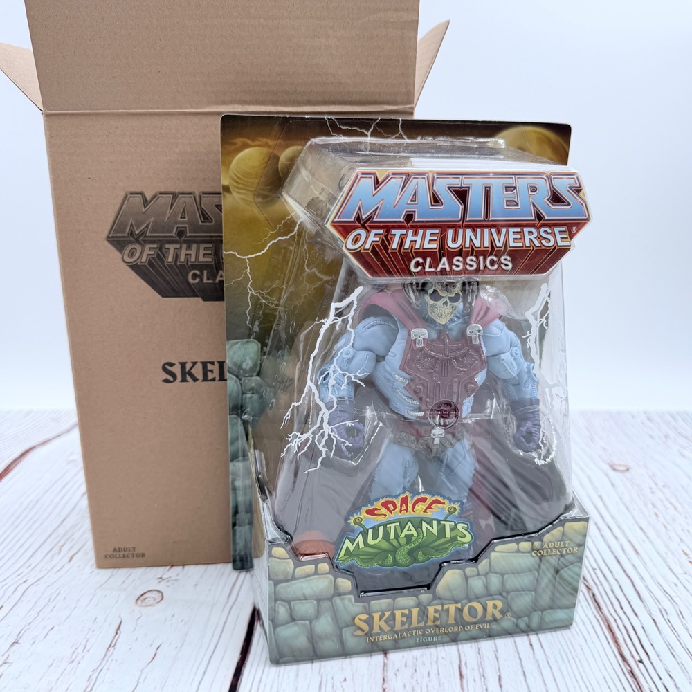 Mattel MOTU Classics Skeletor Space Mutants New Adventures Figure BHG47 Mailer